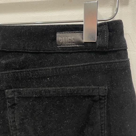 Paige Verdugo Ultra Skinny Jeans Pants Black Overdue Corduroy 28 - Picture 7 of 9